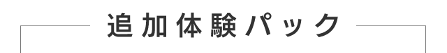 追加体験パック